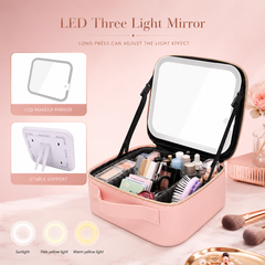 Glow LED Makeup Organizer Bag